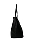 Panarea Tote Coated Canvas Black L AC 01-RU-0124, bottom view